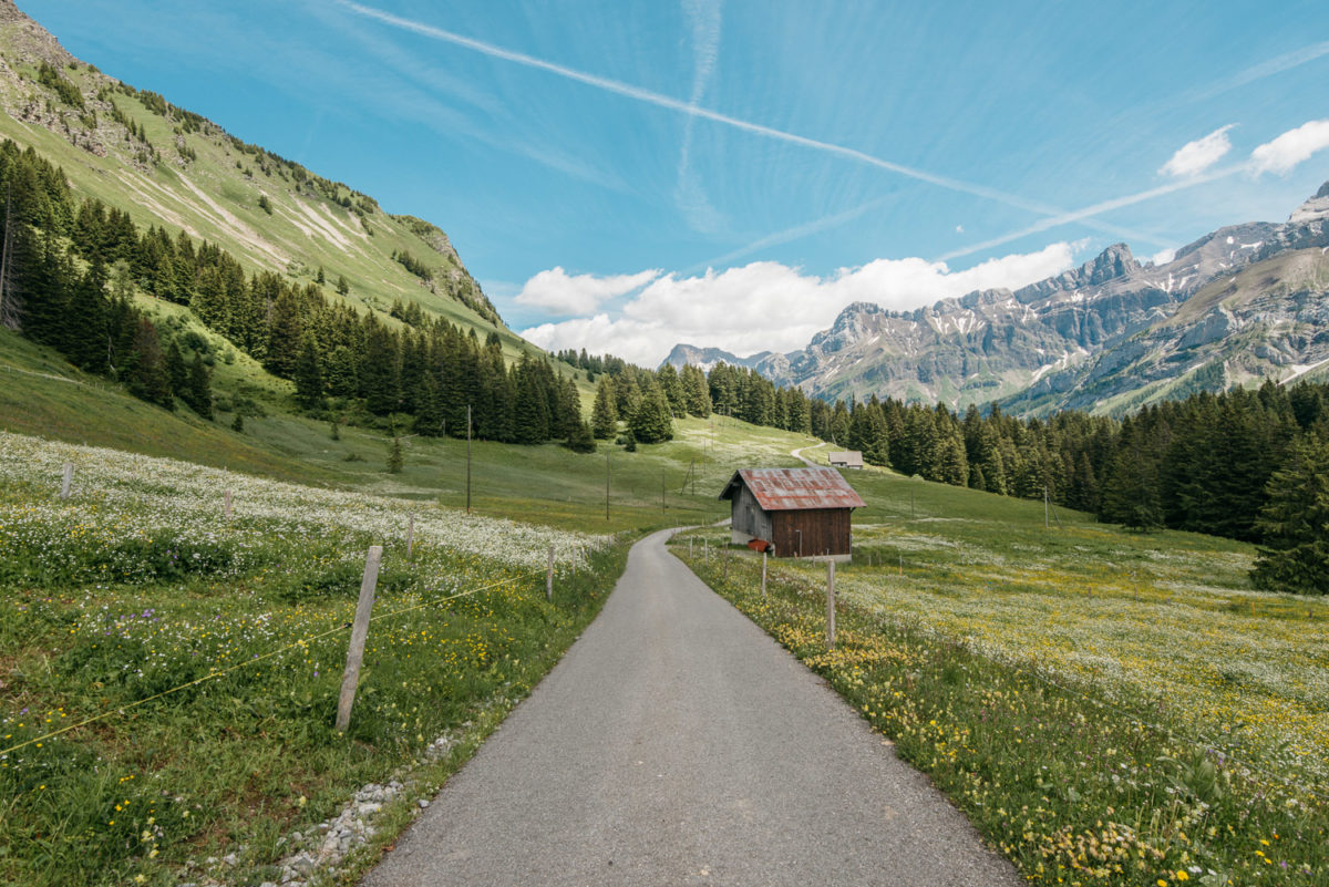 Randonnée estivale entre le Col du Pillon et les Diablerets.